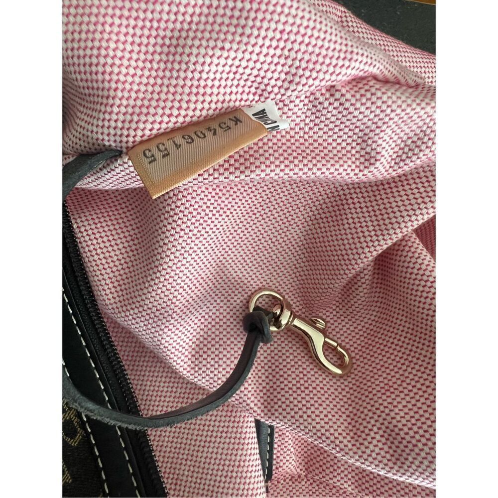 Dooney & Bourke leather canvas Hobo Shoulder Handbag - Picture 13 of 16